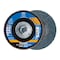 Pferd 4-1/2" x 5/8-11 Thd. POLIFAN Flap Disc - Z PSF STEELOX, Zirconia, 40 Grit, Flat 62033 - alternate 1